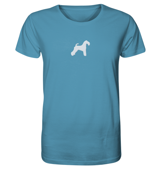 Kerry Blue Terrier-Silhouette - Organic Shirt (Stick)