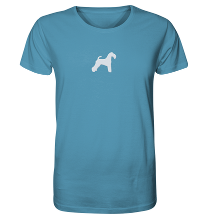 Kerry Blue Terrier-Silhouette - Organic Shirt (Stick)