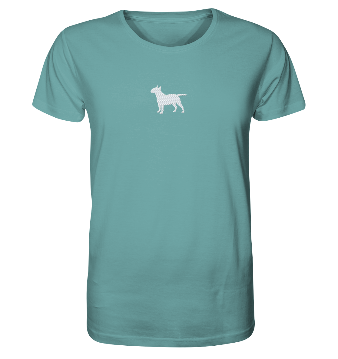 Bull Terrier-Silhouette - Organic Shirt (Stick)
