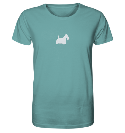 Scottish Terrier-Silhouette - Organic Shirt (Stick)