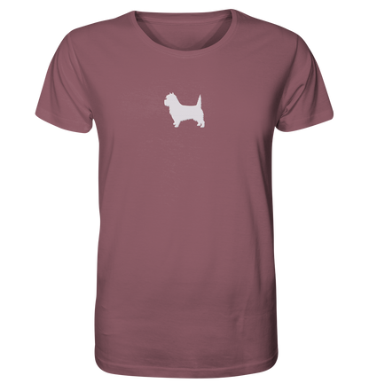 Cairn Terrier-Silhouette - Organic Shirt (Stick)