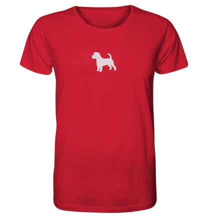 Jack Russell Terrier-Silhouette - Organic Shirt (Stick)