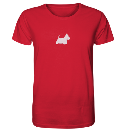 Scottish Terrier-Silhouette - Organic Shirt (Stick)