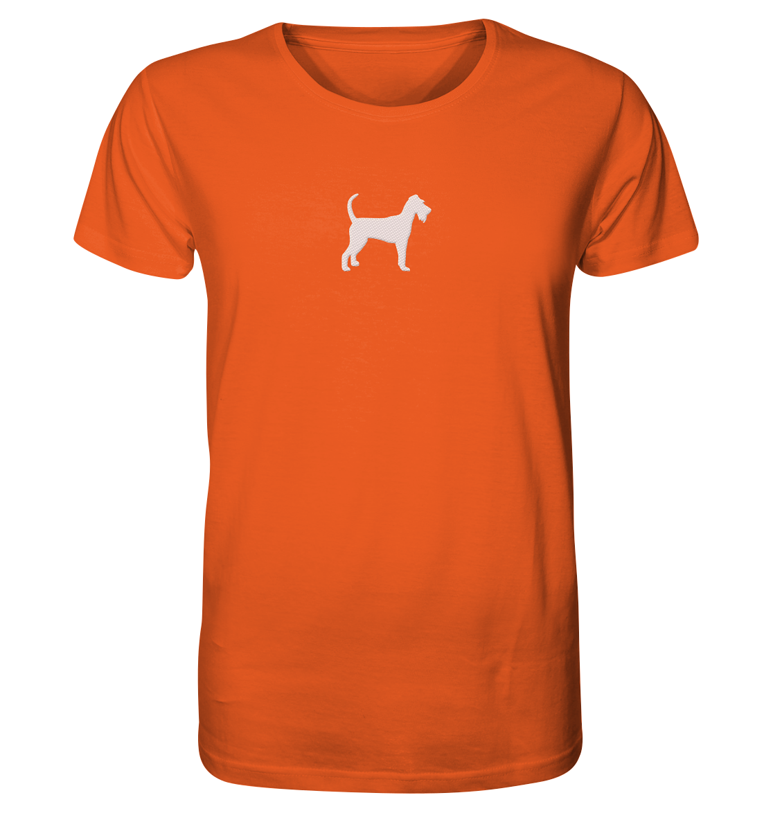 Irish Terrier-Silhouette - Organic Shirt (Stick)