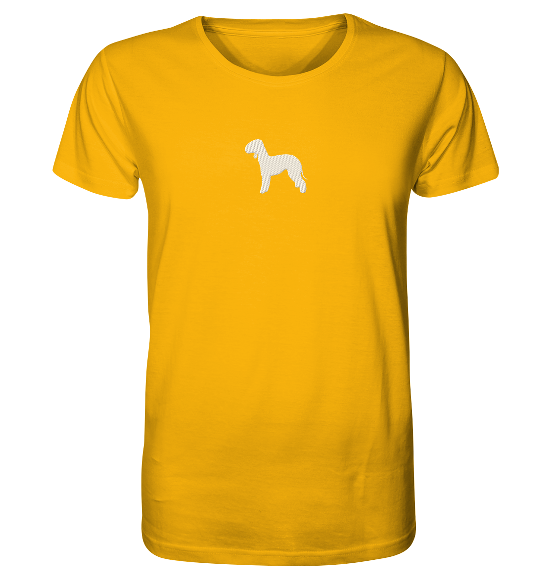 Bedlington Terrier-Silhouette - Organic Shirt (Stick)