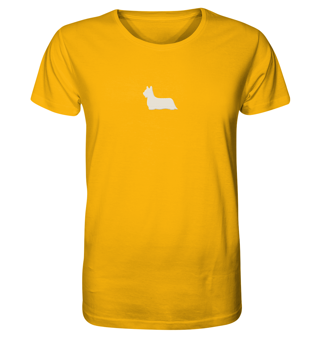 Skye Terrier-Silhouette - Organic Shirt (Stick)