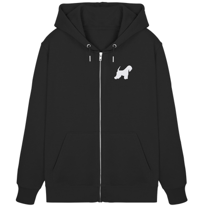 Irish Soft Coated Wheaten Terrier-Silhouette - Organic Zipper