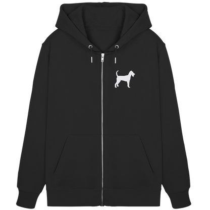 Irish Terrier-Silhouette - Organic Zipper