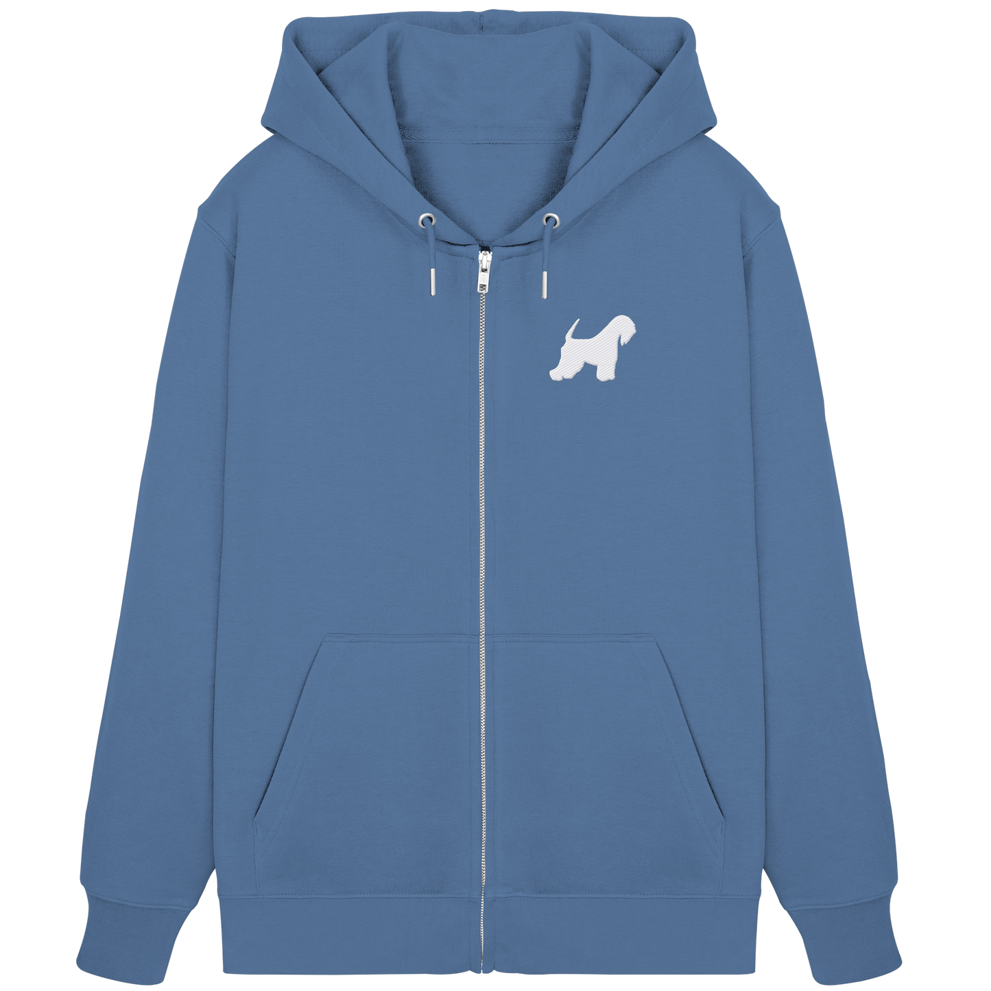 Irish Soft Coated Wheaten Terrier-Silhouette - Organic Zipper