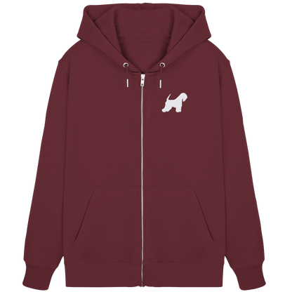 Irish Soft Coated Wheaten Terrier-Silhouette - Organic Zipper
