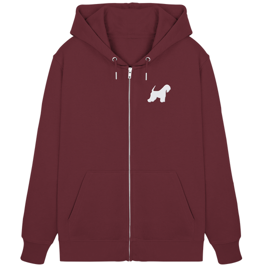Irish Soft Coated Wheaten Terrier-Silhouette - Organic Zipper