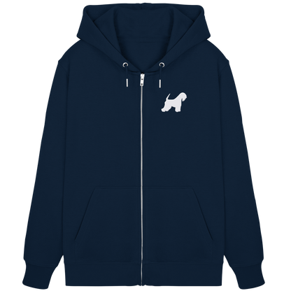 Irish Soft Coated Wheaten Terrier-Silhouette - Organic Zipper