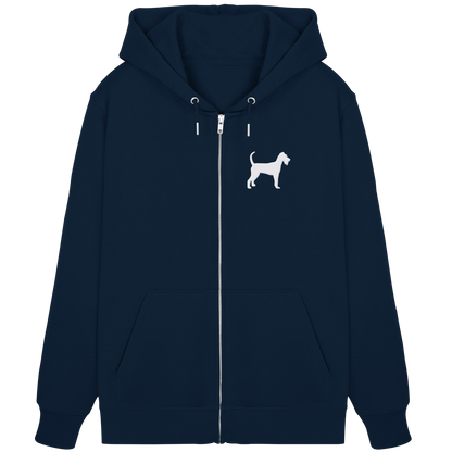 Irish Terrier-Silhouette - Organic Zipper