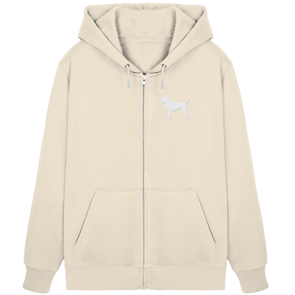 Border Terrier-Silhouette - Organic Zipper