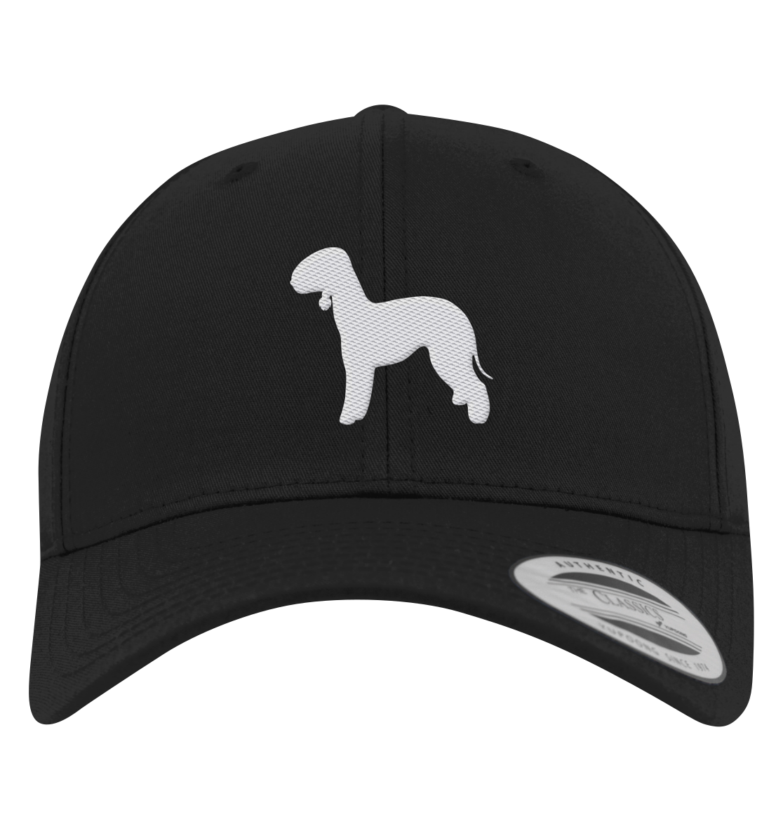 Bedlington Terrier-Silhouette - Premium Baseball Cap