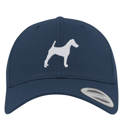 Glatthaar Foxterrier Terrier-Silhouette - Premium Baseball Cap