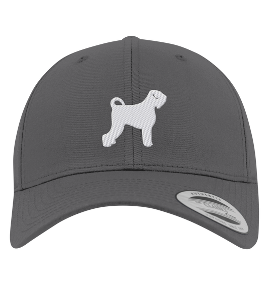 Schwarzer Russischer Terrier-Silhouette - Premium Baseball Cap