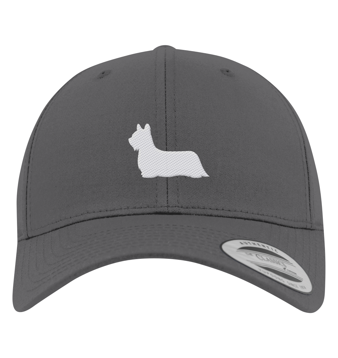 Skye Terrier-Silhouette - Premium Baseball Cap