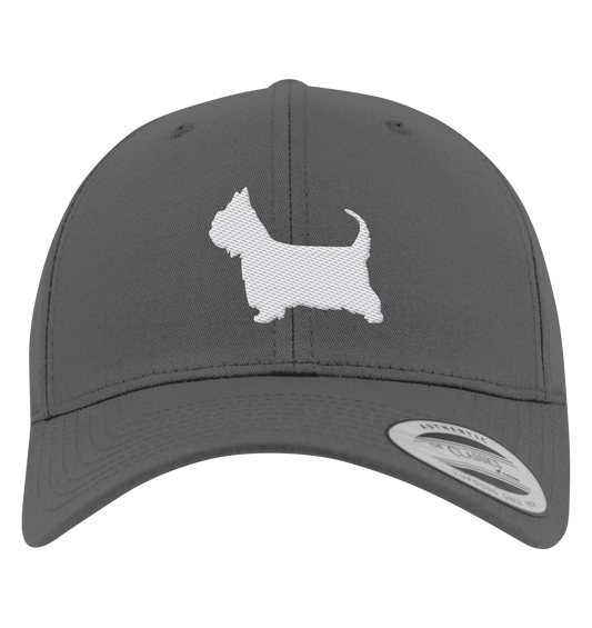Australian Silky Terrier-Silhouette - Premium Baseball Cap