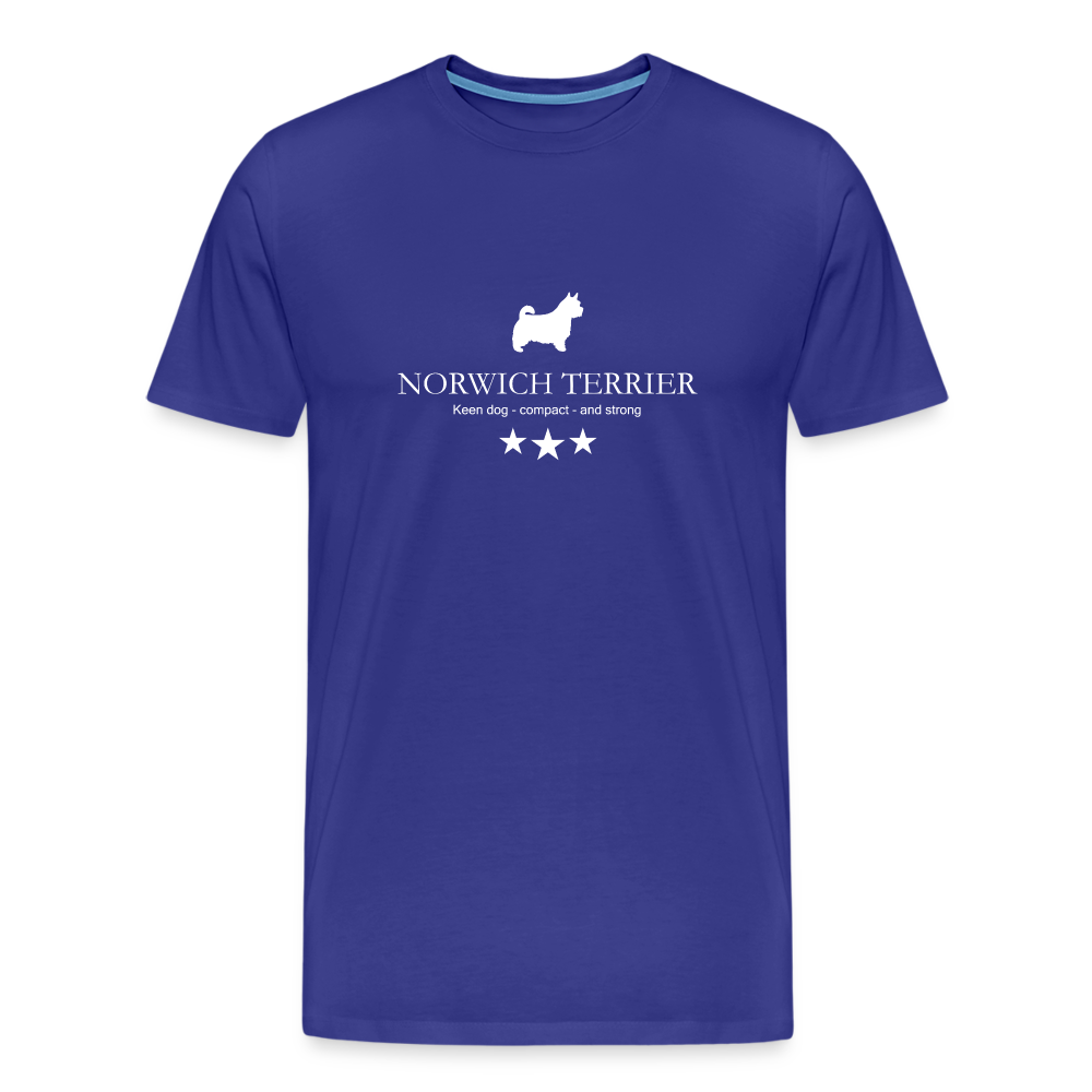 Männer Premium T-Shirt - Norwich Terrier - Keen dog, compact and strong... - Königsblau