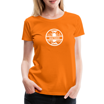Women’s Premium T-Shirt - Irish Terrier - Monogramm - Orange