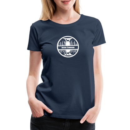 Women’s Premium T-Shirt - Irish Terrier - Monogramm - Navy