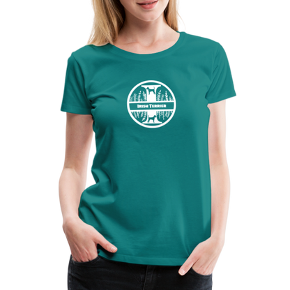 Women’s Premium T-Shirt - Irish Terrier - Monogramm - Divablau