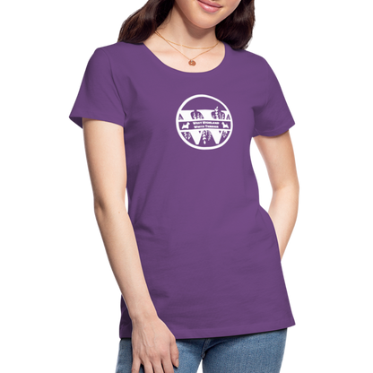 Women’s Premium T-Shirt - West Highland White Terrier - Monogramm - Lila