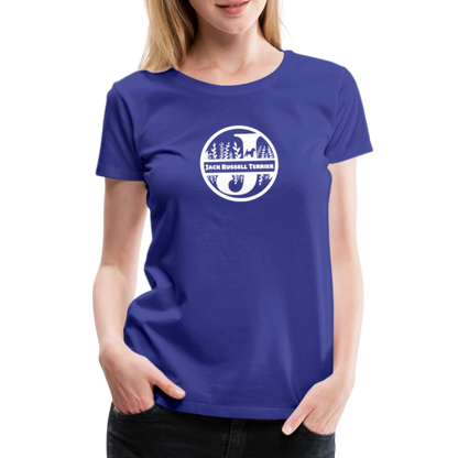 Women’s Premium T-Shirt - Jack Russell Terrier - Monogramm - Königsblau