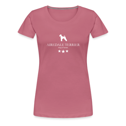 Women’s Premium T-Shirt - Airedale Terrier - King of terriers... - Malve