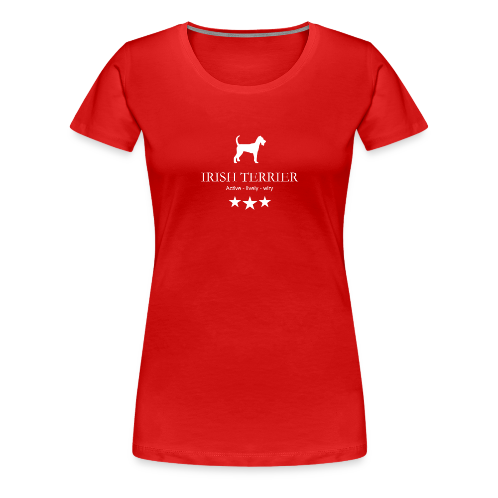 Women’s Premium T-Shirt - Irish Terrier - Active, lively, wiry... - Rot