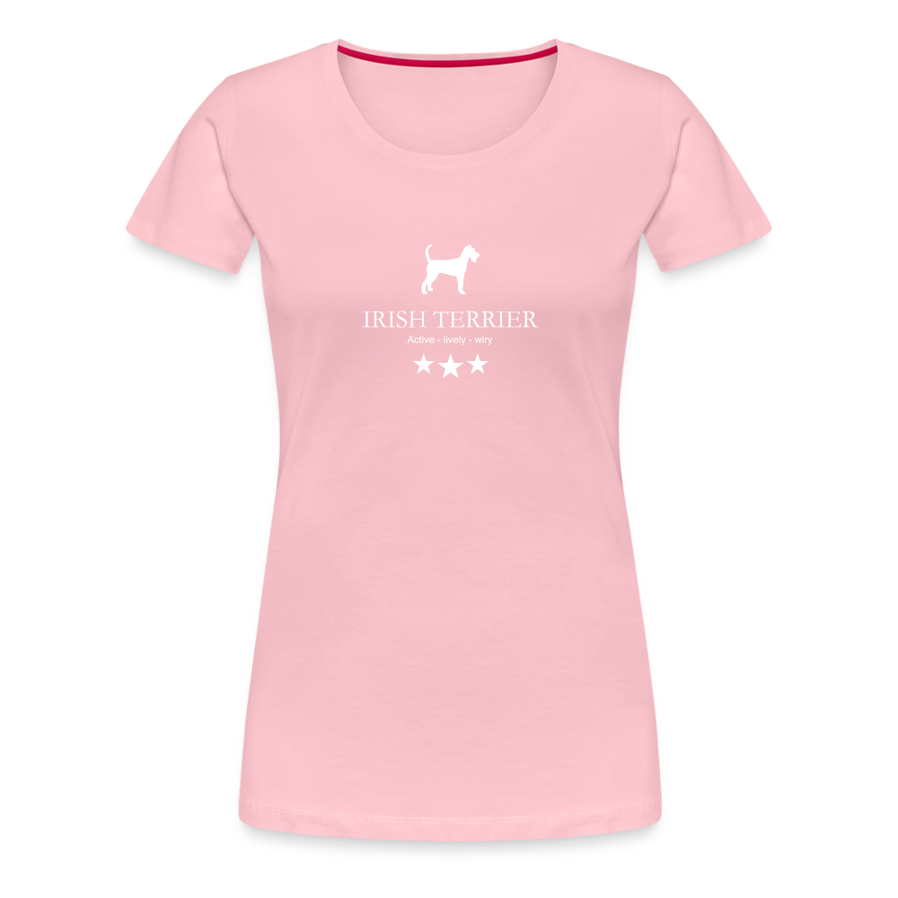 Women’s Premium T-Shirt - Irish Terrier - Active, lively, wiry... - Hellrosa