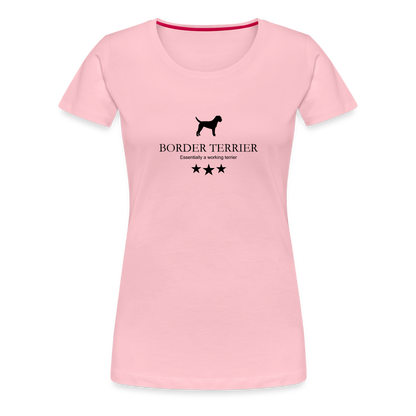 Women’s Premium T-Shirt - Border Terrier - Essentially a working terrier... - Hellrosa