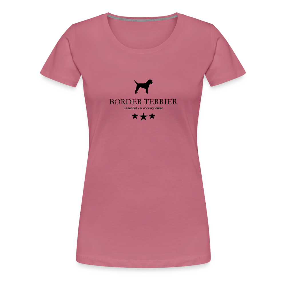 Women’s Premium T-Shirt - Border Terrier - Essentially a working terrier... - Malve