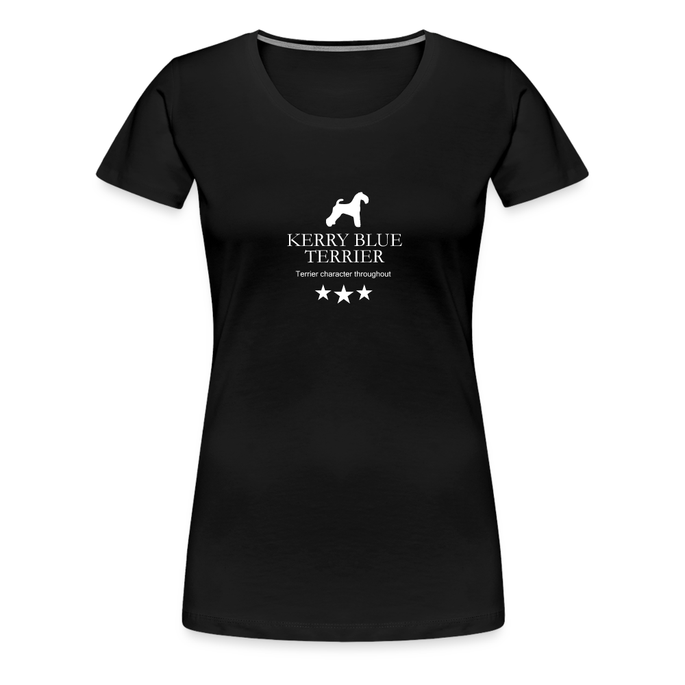 Women’s Premium T-Shirt - Kerry Blue Terrier - Terrier character throughout... - Schwarz