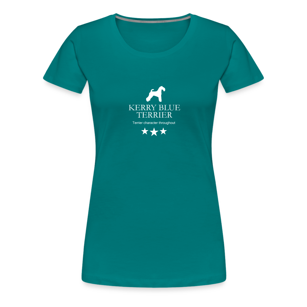 Women’s Premium T-Shirt - Kerry Blue Terrier - Terrier character throughout... - Divablau