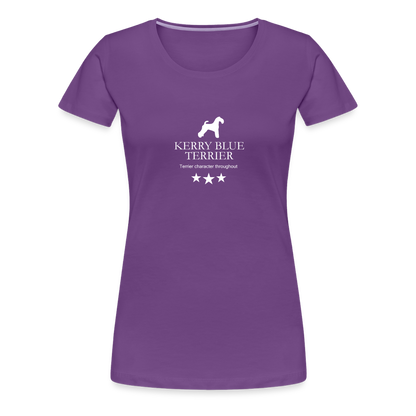 Women’s Premium T-Shirt - Kerry Blue Terrier - Terrier character throughout... - Lila