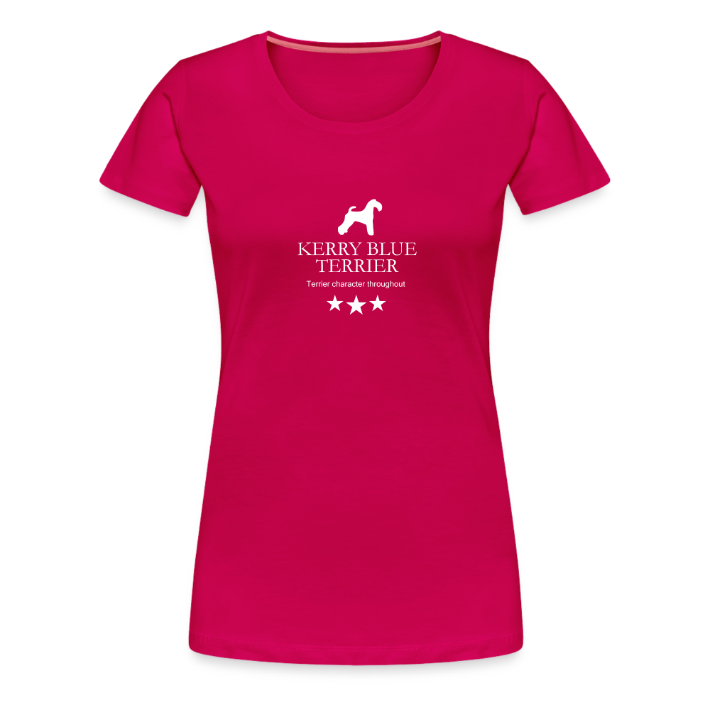 Women’s Premium T-Shirt - Kerry Blue Terrier - Terrier character throughout... - dunkles Pink