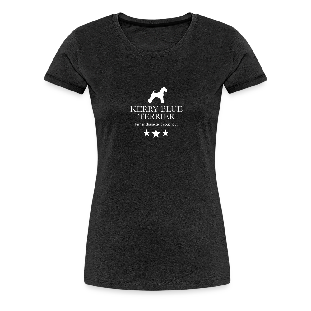 Women’s Premium T-Shirt - Kerry Blue Terrier - Terrier character throughout... - Anthrazit