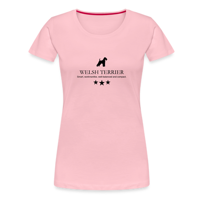 Women’s Premium T-Shirt - Welsh Terrier - Smart, workmanlike, well-balanced and compact... - Hellrosa