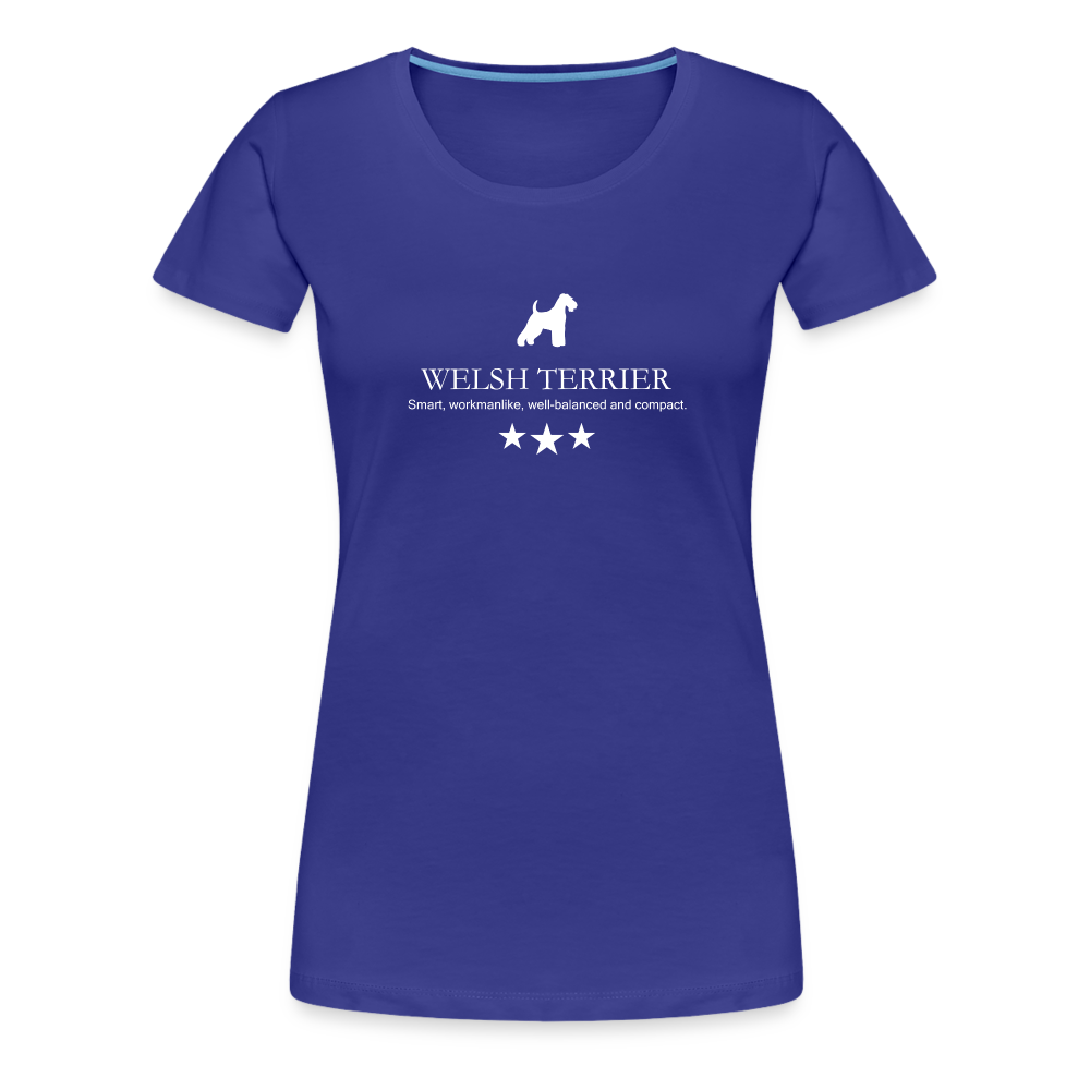 Women’s Premium T-Shirt - Welsh Terrier - Smart, workmanlike, well-balanced and compact... - Königsblau