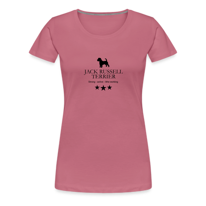 Women’s Premium T-Shirt - Jack Russell Terrier - Strong, active, lithe working... - Malve