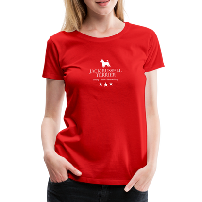 Women’s Premium T-Shirt - Jack Russell Terrier - Strong, active, lithe working... - Rot