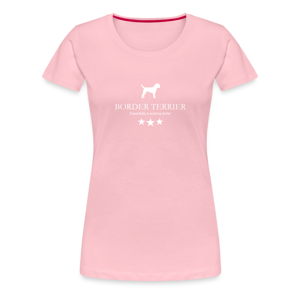 Women’s Premium T-Shirt - Border Terrier - Essentially a working terrier... - Hellrosa