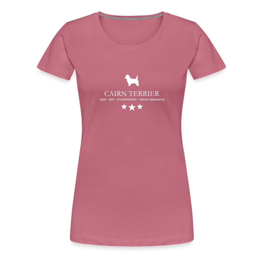 Women’s Premium T-Shirt - Cairn Terrier - Agile, alert, of workmanlinke... - Malve