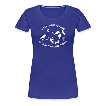 Women’s Premium T-Shirt - Cairn Terrier - Abenteuer - Königsblau
