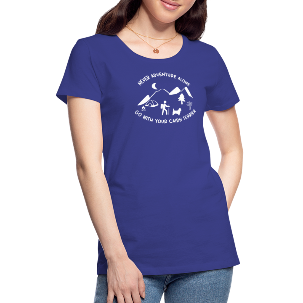 Women’s Premium T-Shirt - Cairn Terrier - Abenteuer - Königsblau