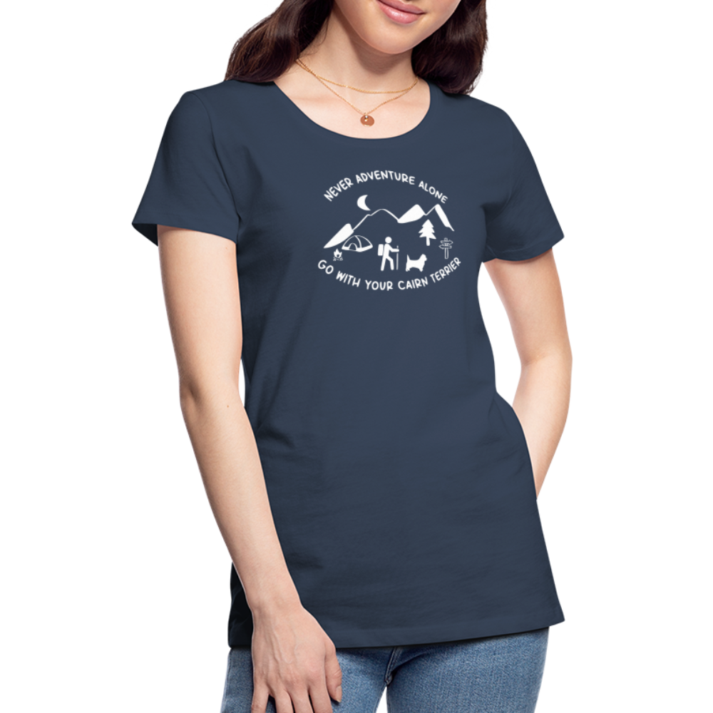 Women’s Premium T-Shirt - Cairn Terrier - Abenteuer - Navy