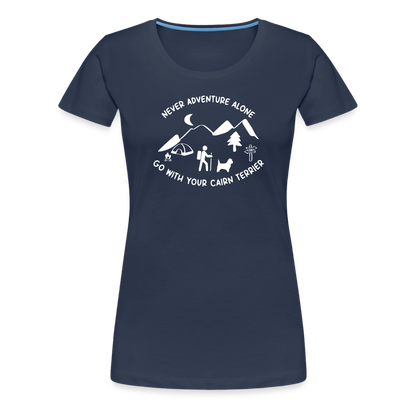 Women’s Premium T-Shirt - Cairn Terrier - Abenteuer - Navy