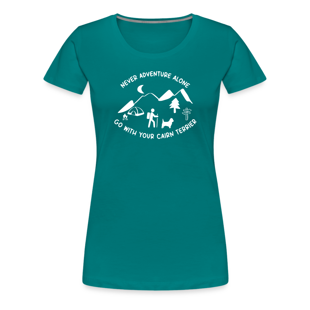 Women’s Premium T-Shirt - Cairn Terrier - Abenteuer - Divablau